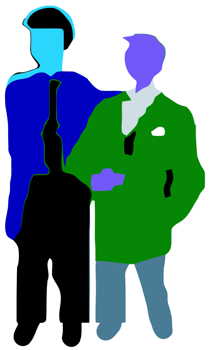 Rainbow Couple Graphic